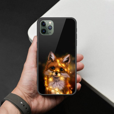 iPhone 11 Pro - Brave Series - HQ Ultra Shine Premium Infinity Glass Soft Silicon Borders Case