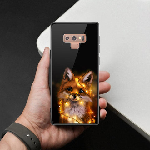 Samsung Galaxy Note 9 Cover - Brave Series - HQ Ultra Shine Premium Infinity Glass Soft Silicon Borders Case