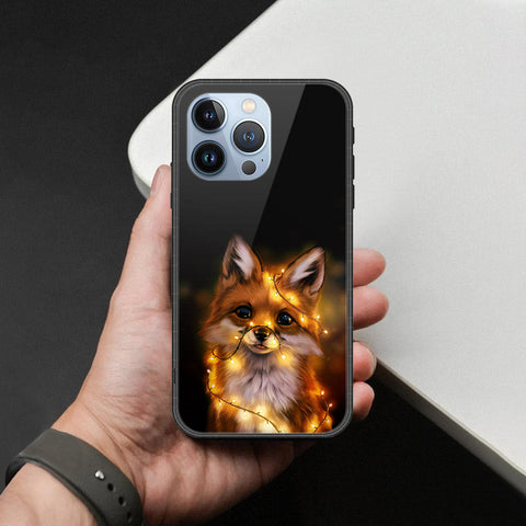 iPhone 13 Pro Cover - Brave Series - HQ Ultra Shine Premium Infinity Glass Soft Silicon Borders Case