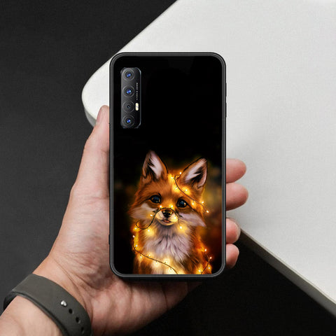 Oppo Reno 3 Pro Cover - Brave Series - HQ Ultra Shine Premium Infinity Glass Soft Silicon Borders Case