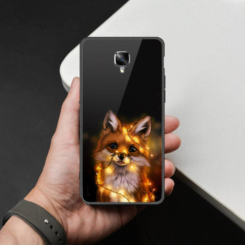 OnePlus 3 Cover - Brave Series - HQ Ultra Shine Premium Infinity Glass Soft Silicon Borders Case