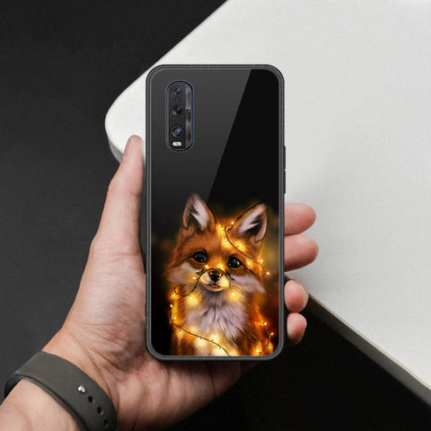 Oppo Find X2 Cover - Brave Series - HQ Ultra Shine Premium Infinity Glass Soft Silicon Borders Case