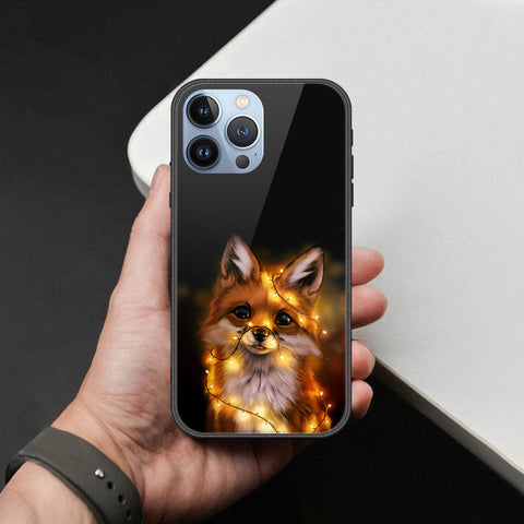 iPhone 14 Pro Cover - Brave Series - HQ Ultra Shine Premium Infinity Glass Soft Silicon Borders Case