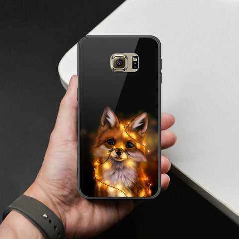 Samsung Galaxy S6 Cover - Brave Series - HQ Ultra Shine Premium Infinity Glass Soft Silicon Borders Case