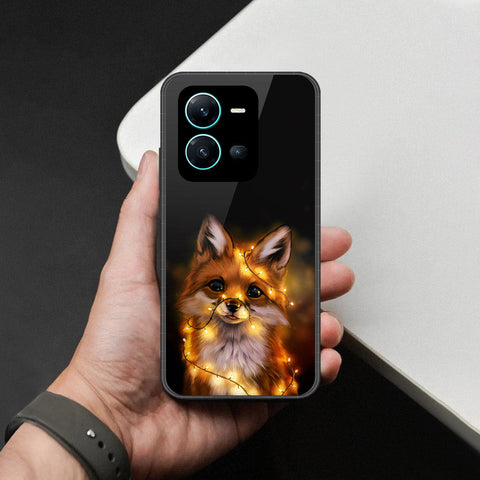 Vivo X80 Lite Cover - Brave Series - HQ Ultra Shine Premium Infinity Glass Soft Silicon Borders Case