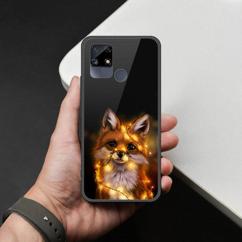 Realme Narzo 20 Cover - Brave Series - HQ Ultra Shine Premium Infinity Glass Soft Silicon Borders Case