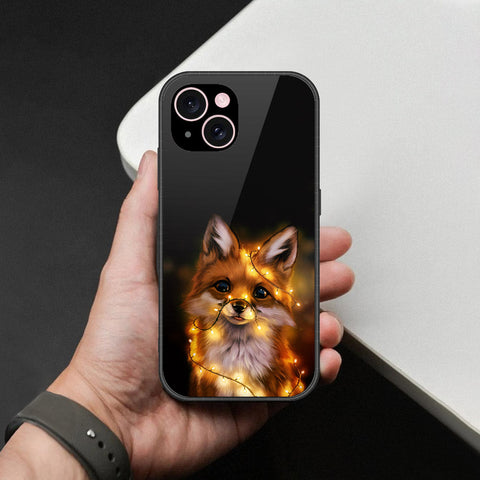 iPhone 15 Cover - Brave Series - HQ Ultra Shine Premium Infinity Glass Soft Silicon Borders Case
