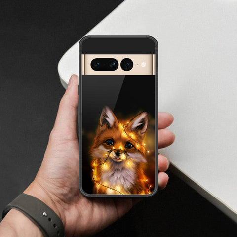 Google Pixel 7 Pro Cover - Brave Series - HQ Ultra Shine Premium Infinity Glass Soft Silicon Borders Case (Fast Delivery)