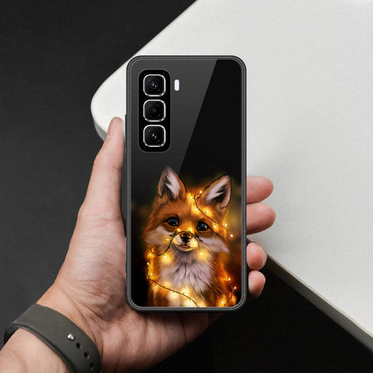 Infinix Hot 60 Pro Plus Cover - Brave Series - HQ Ultra Shine Premium Infinity Glass Soft Silicon Borders Case (Fast Delivery)