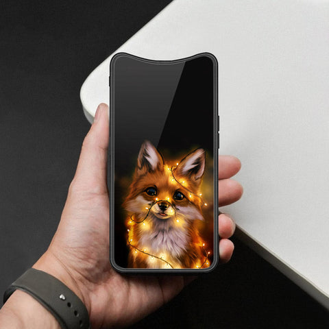 Oppo Find X Cover - Brave Series - HQ Ultra Shine Premium Infinity Glass Soft Silicon Borders Case