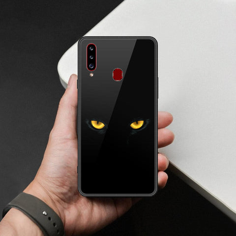 Samsung Galaxy A20s Cover - Brave Series - HQ Ultra Shine Premium Infinity Glass Soft Silicon Borders Case