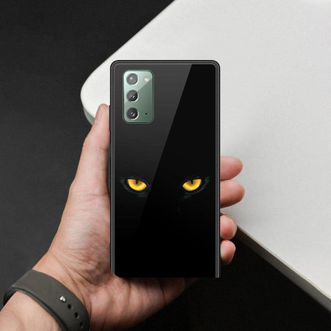 Samsung Galaxy Note 20 Cover - Brave Series - HQ Ultra Shine Premium Infinity Glass Soft Silicon Borders Case