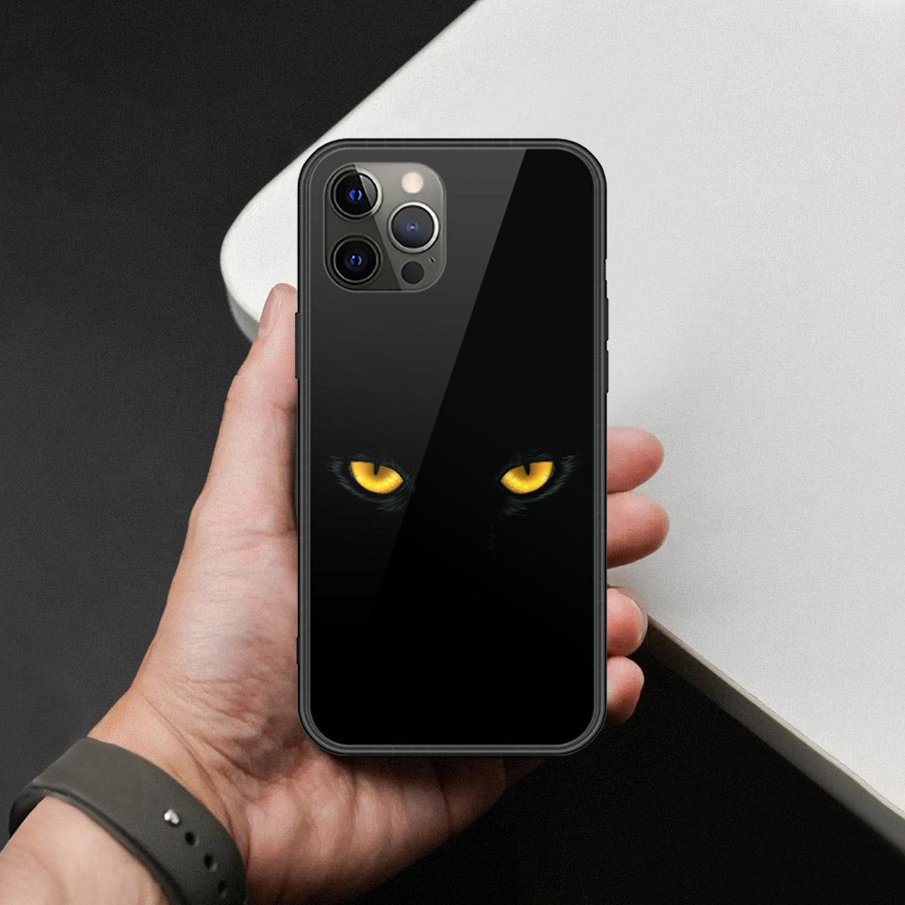 iPhone 12 Pro Max - Brave Series - HQ Ultra Shine Premium Infinity Glass Soft Silicon Borders Case (Fast Delivery)(AH)