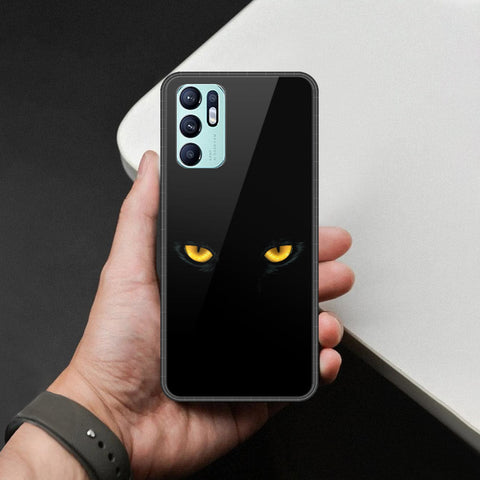 Oppo Reno 6 Cover - Brave Series - HQ Ultra Shine Premium Infinity Glass Soft Silicon Borders Case
