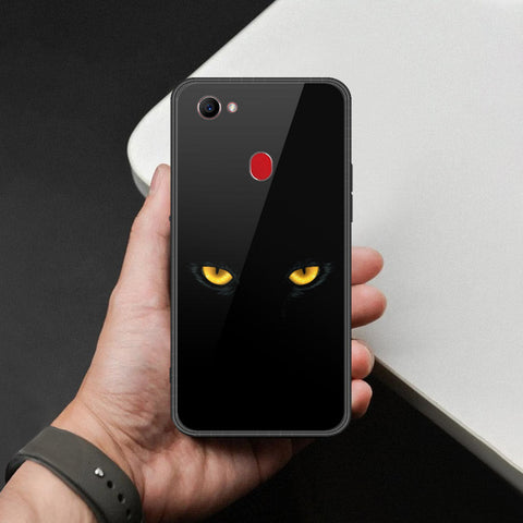 Oppo F7 Cover - Brave Series - HQ Ultra Shine Premium Infinity Glass Soft Silicon Borders Case