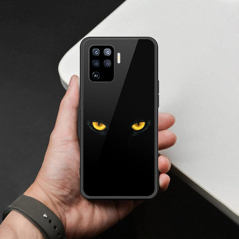 Oppo A94 Cover - Brave Series - HQ Ultra Shine Premium Infinity Glass Soft Silicon Borders Case