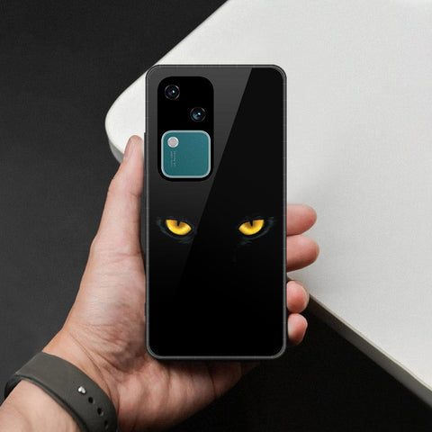 Vivo V30 Cover - Brave Series - HQ Ultra Shine Premium Infinity Glass Soft Silicon Borders Case