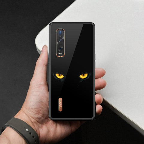 Oppo Find X2 Pro Cover - Brave Series - HQ Ultra Shine Premium Infinity Glass Soft Silicon Borders Case