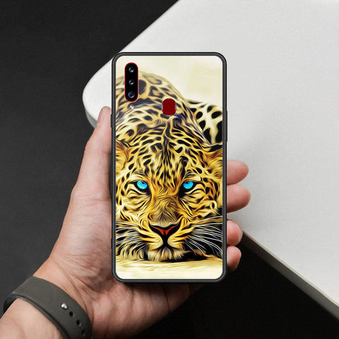 Samsung Galaxy A20s Cover - Brave Series - HQ Ultra Shine Premium Infinity Glass Soft Silicon Borders Case