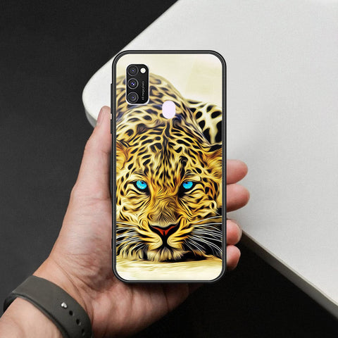 Samsung Galaxy M21 Cover - Brave Series - HQ Ultra Shine Premium Infinity Glass Soft Silicon Borders Case