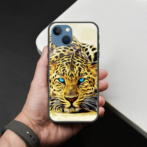 iPhone 13 Cover - Brave Series - HQ Ultra Shine Premium Infinity Glass Soft Silicon Borders Case
