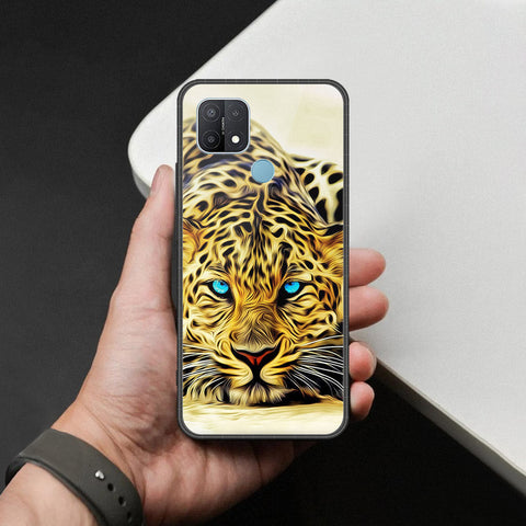 Oppo A35 Cover - Brave Series - HQ Ultra Shine Premium Infinity Glass Soft Silicon Borders Case