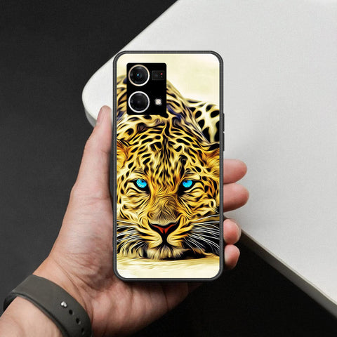 Oppo F21 Pro 4G Cover - Brave Series - HQ Ultra Shine Premium Infinity Glass Soft Silicon Borders Case