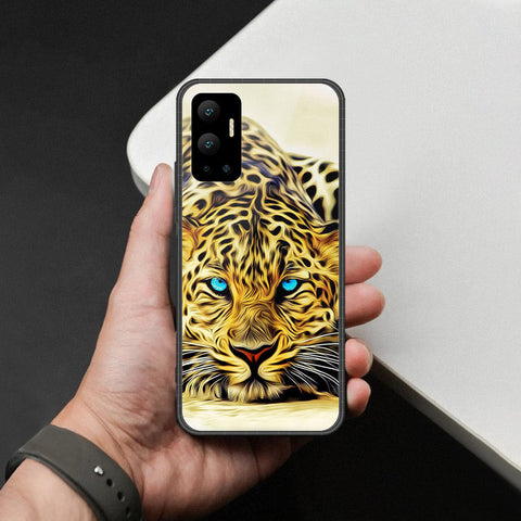 Infinix Hot 12 Cover - Brave Series - HQ Ultra Shine Premium Infinity Glass Soft Silicon Borders Case