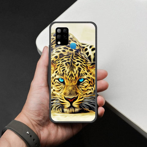 Infinix Hot 10s Cover - Brave Series - HQ Ultra Shine Premium Infinity Glass Soft Silicon Borders Case