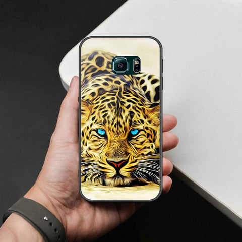 Samsung Galaxy S6 Edge Cover - Brave Series - HQ Ultra Shine Premium Infinity Glass Soft Silicon Borders Case