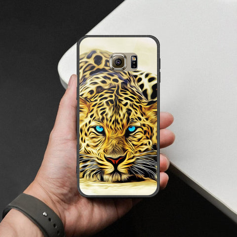 Samsung Galaxy S6 Cover - Brave Series - HQ Ultra Shine Premium Infinity Glass Soft Silicon Borders Case