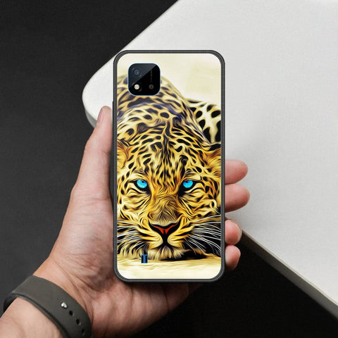 Realme C20 Cover - Brave Series - HQ Ultra Shine Premium Infinity Glass Soft Silicon Borders Case