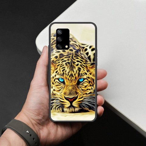 Oppo A74 Cover - Brave Series - HQ Ultra Shine Premium Infinity Glass Soft Silicon Borders Case