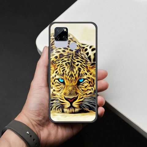 Realme C12 Cover - Brave Series - HQ Ultra Shine Premium Infinity Glass Soft Silicon Borders Case