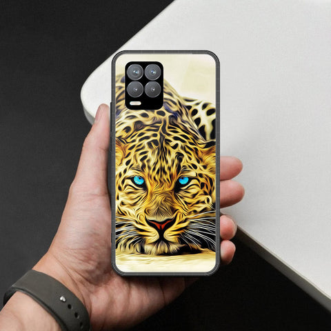 Realme 8 Cover - Brave Series - HQ Ultra Shine Premium Infinity Glass Soft Silicon Borders Case
