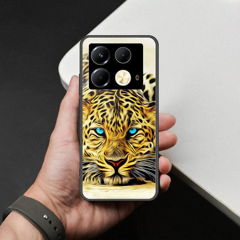 Infinix Note 40 Pro 5G Cover - Brave Series - HQ Ultra Shine Premium Infinity Glass Soft Silicon Borders Case