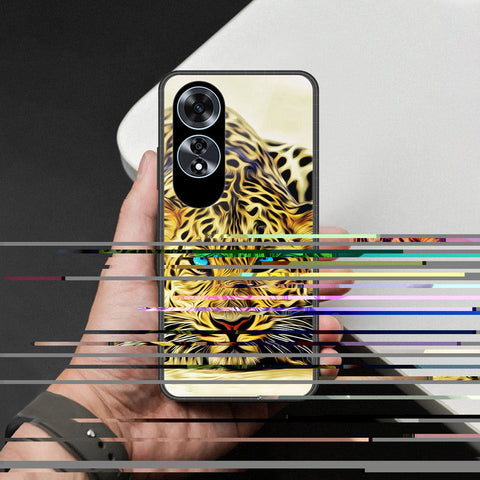 Oppo A60 Cover - Brave Series - HQ Ultra Shine Premium Infinity Glass Soft Silicon Borders Case