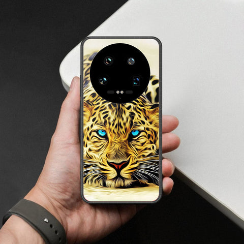 Xiaomi 14 Ultra Cover - Brave Series - HQ Ultra Shine Premium Infinity Glass Soft Silicon Borders Case