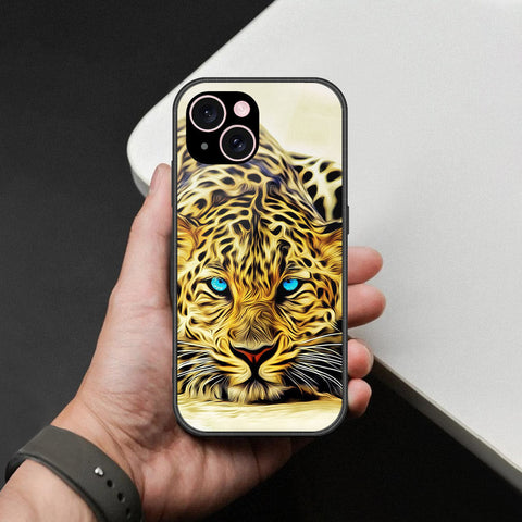 iPhone 15 Cover - Brave Series - HQ Ultra Shine Premium Infinity Glass Soft Silicon Borders Case