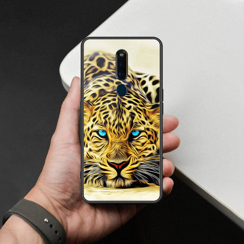 Oppo R19 Cover - Brave Series - HQ Ultra Shine Premium Infinity Glass Soft Silicon Borders Case