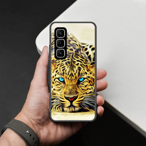 Infinix Hot 60 Pro Cover - Brave Series - HQ Ultra Shine Premium Infinity Glass Soft Silicon Borders Case