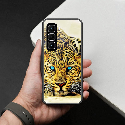 Infinix Hot 60 Pro Plus Cover - Brave Series - HQ Ultra Shine Premium Infinity Glass Soft Silicon Borders Case