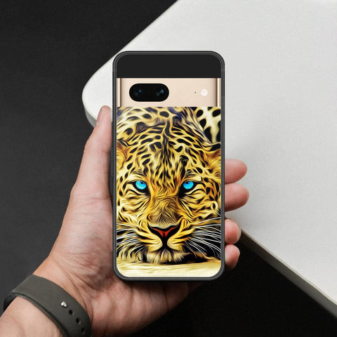 Google Pixel 7 Cover - Brave Series - HQ Ultra Shine Premium Infinity Glass Soft Silicon Borders Case