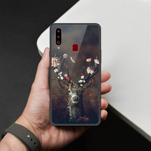 Samsung Galaxy A20s Cover - Brave Series - HQ Ultra Shine Premium Infinity Glass Soft Silicon Borders Case
