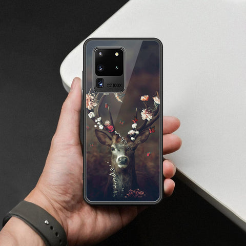 Samsung Galaxy S20 Ultra Cover - Brave Series - HQ Ultra Shine Premium Infinity Glass Soft Silicon Borders Case