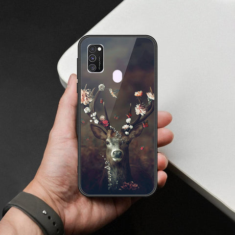 Samsung Galaxy M21 Cover - Brave Series - HQ Ultra Shine Premium Infinity Glass Soft Silicon Borders Case