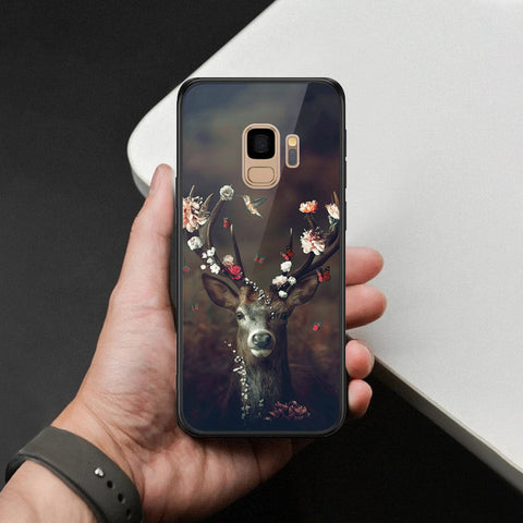 Samsung Galaxy S9 Cover - Brave Series - HQ Ultra Shine Premium Infinity Glass Soft Silicon Borders Case