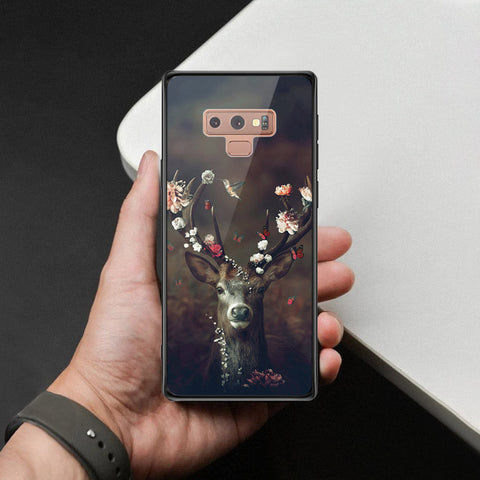 Samsung Galaxy Note 9 Cover - Brave Series - HQ Ultra Shine Premium Infinity Glass Soft Silicon Borders Case