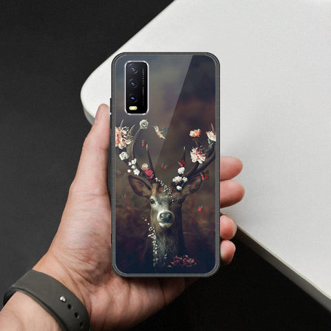 Vivo Y12s Cover - Brave Series - HQ Ultra Shine Premium Infinity Glass Soft Silicon Borders Case