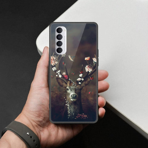 Oppo Reno 4 Pro Cover - Brave Series - HQ Ultra Shine Premium Infinity Glass Soft Silicon Borders Case